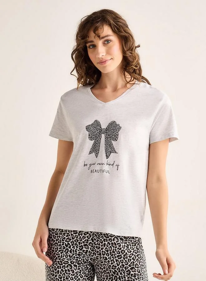 سبلاش فيڤ Printed Pyjama Set Cotton